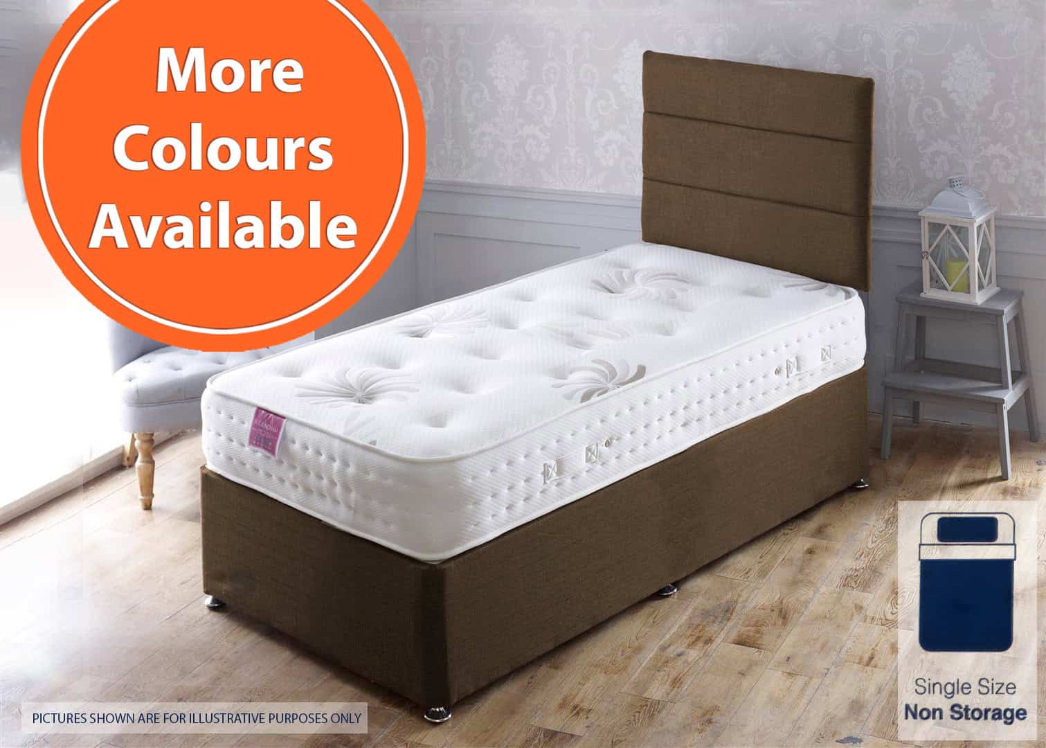 Apollo 2ft6 Buckingham Bed | Buy Online | Beds.ie