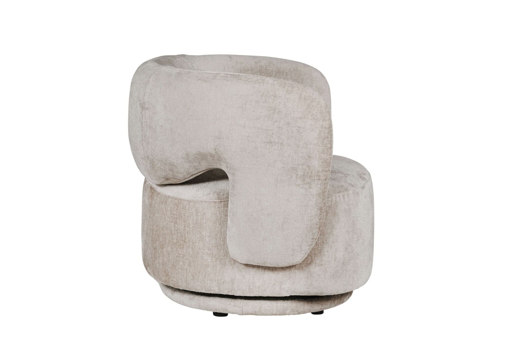Koa Swivel Chair - Mink - Image 3