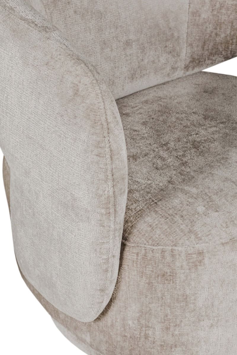 Koa Swivel Chair - Mink - Image 5