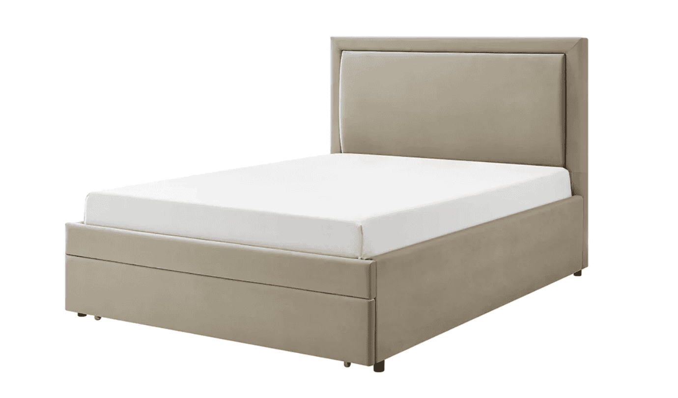 Limelight Ursa 4ft6 Storage Bedframe - Taupe Velvet - Image 6
