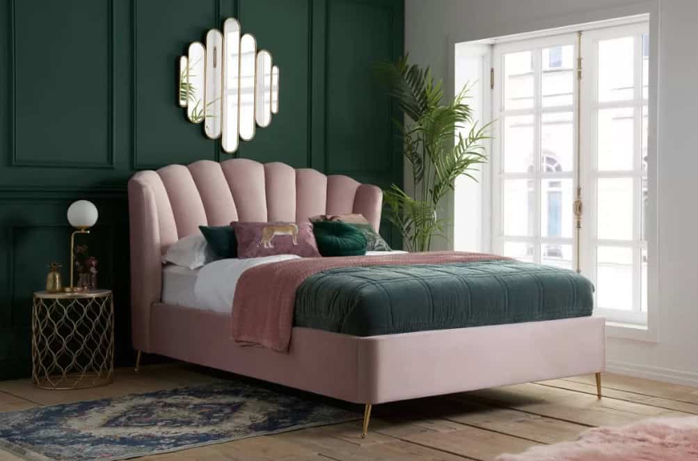 4ft6 Lottie Ottoman Bedframe - Pink - Image 2