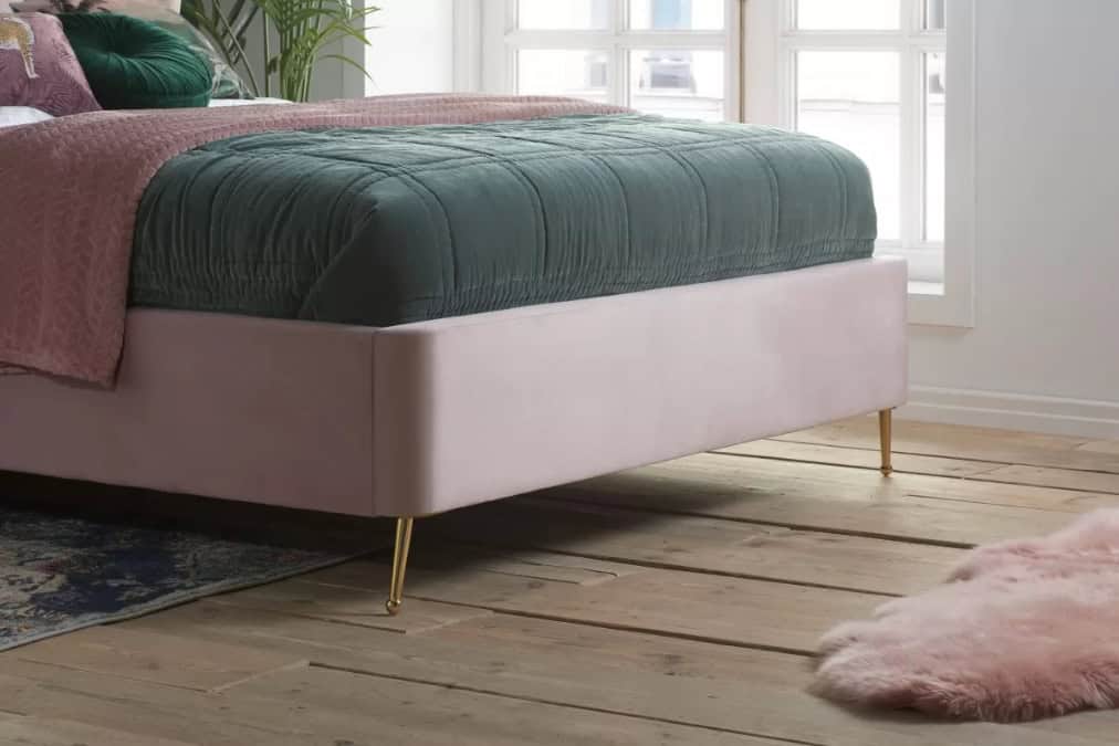 4ft6 Lottie Ottoman Bedframe - Pink - Image 4