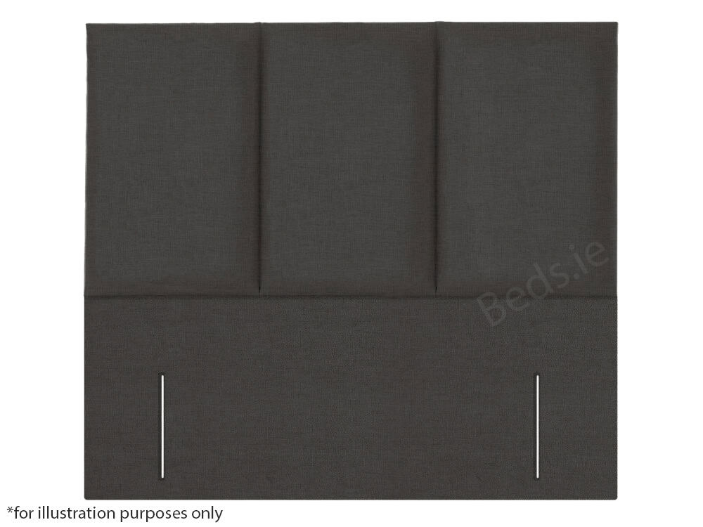Apollo 6ft Monaco Headboard - Azzure Dark Grey | Buy Online | Beds.ie