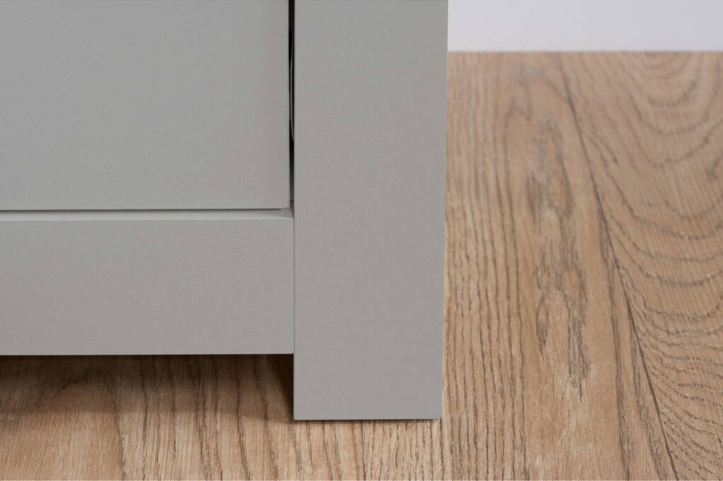Highgate 4 Drawer Chest - Grey & Oak - Image 5