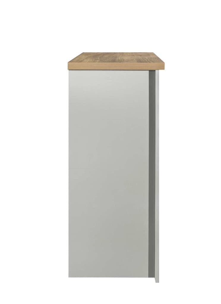 Highgate 4 Drawer Chest - Grey & Oak - Image 6