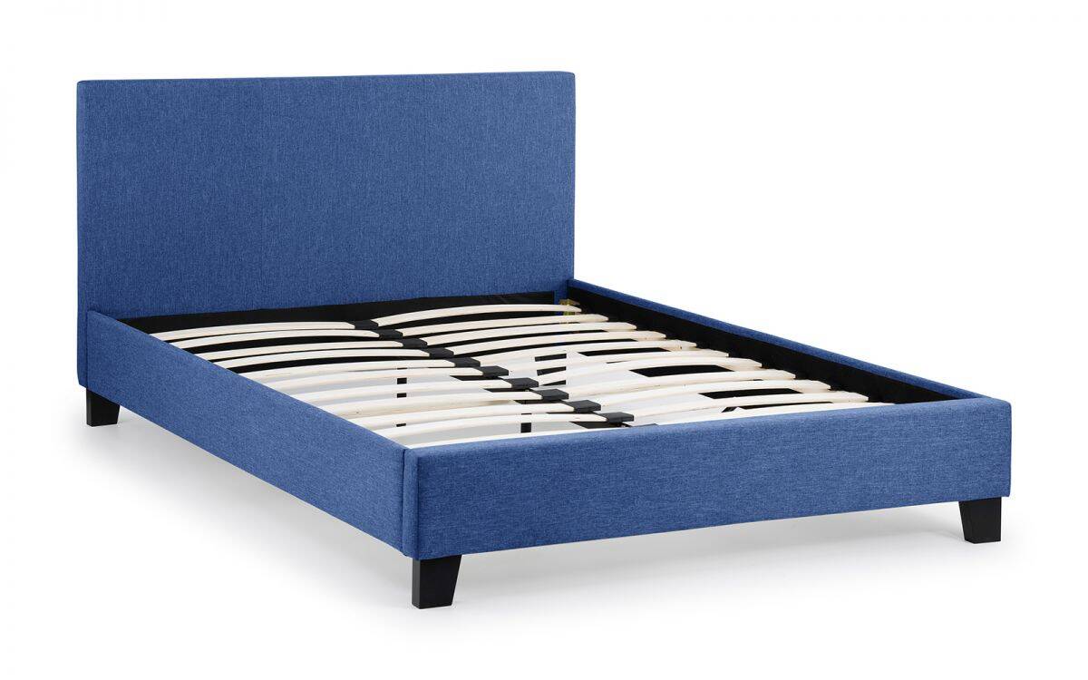 Murano 4ft6 Bedframe - Blue Linen - Image 3
