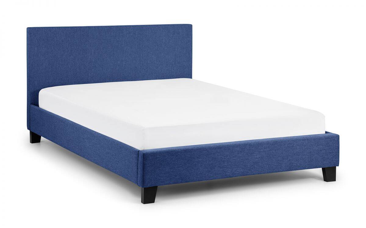 Murano 4ft6 Bedframe - Blue Linen - Image 4