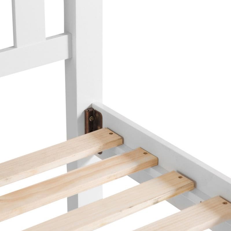 Douglas 6ft Bedframe - White & Oak - Image 4