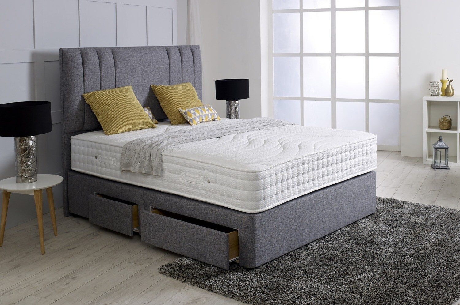 Healthbeds 4ft6 Posture Latex 2 Drawer Bed | Buy Online | Beds.ie