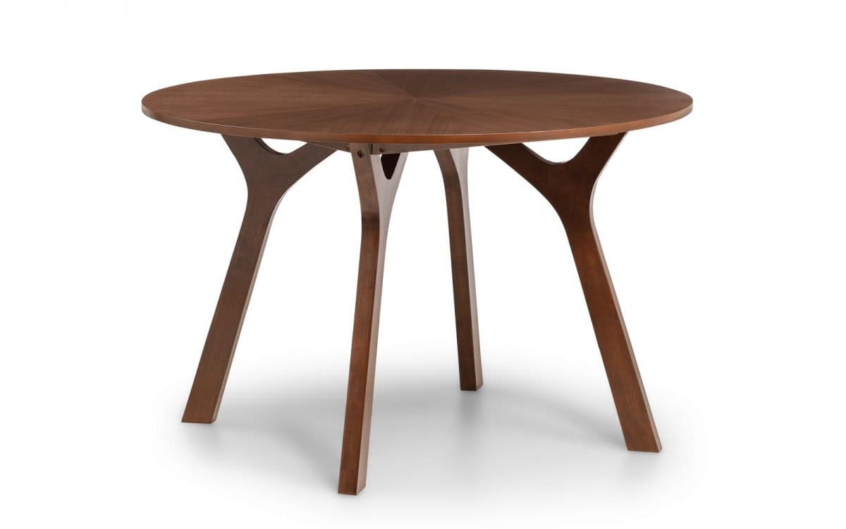 Arandal Round Dining Table - Walnut - Image 2