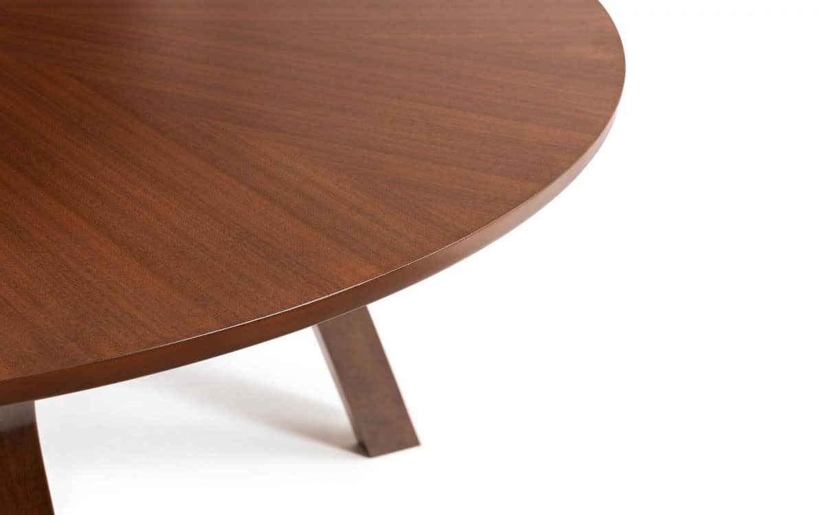 Arandal Round Dining Table - Walnut - Image 4