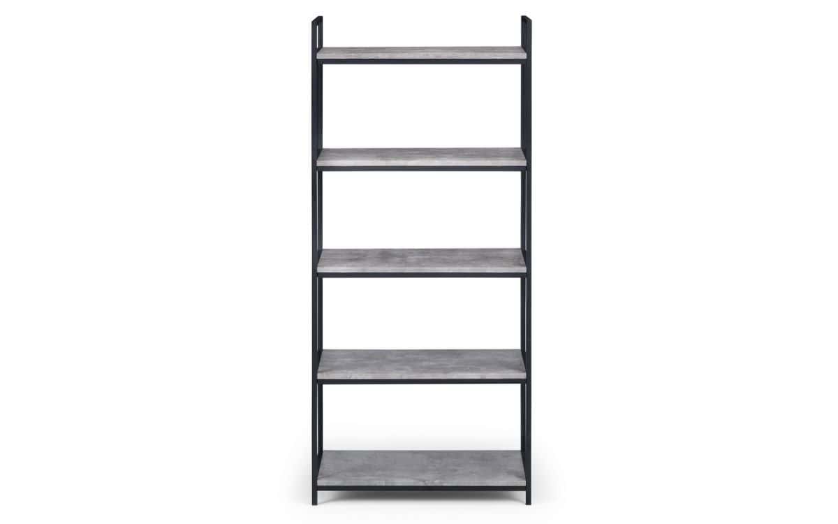 Sawmill Tall Bookcase - Concrete Grey - Image 4