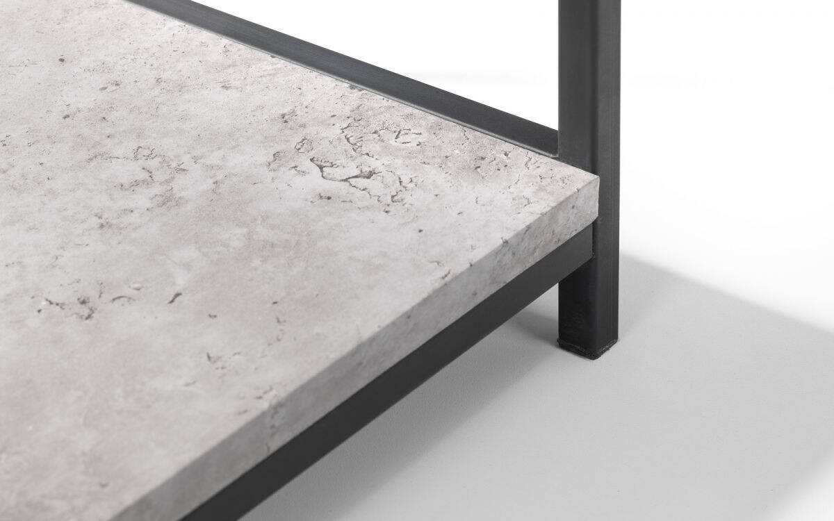 Sawmill Tall Bookcase - Concrete Grey - Image 5
