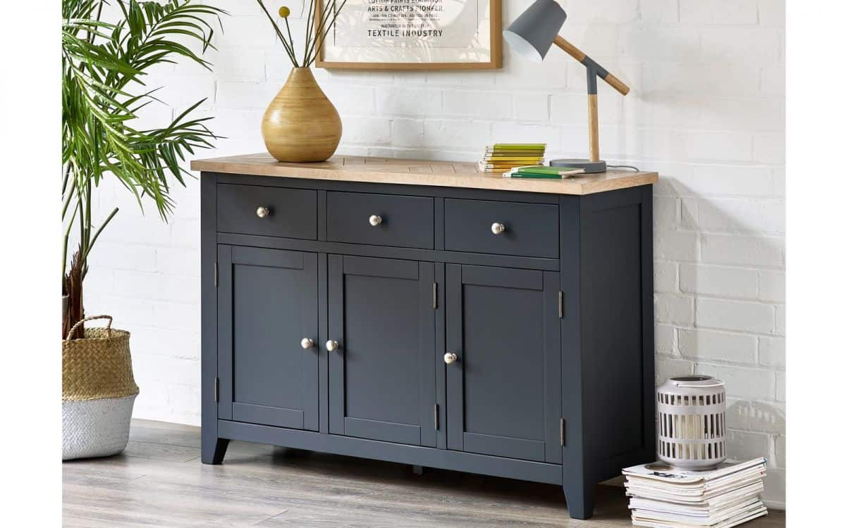 Strasbourg Sideboard - Dark Grey | Buy Online | Beds.ie