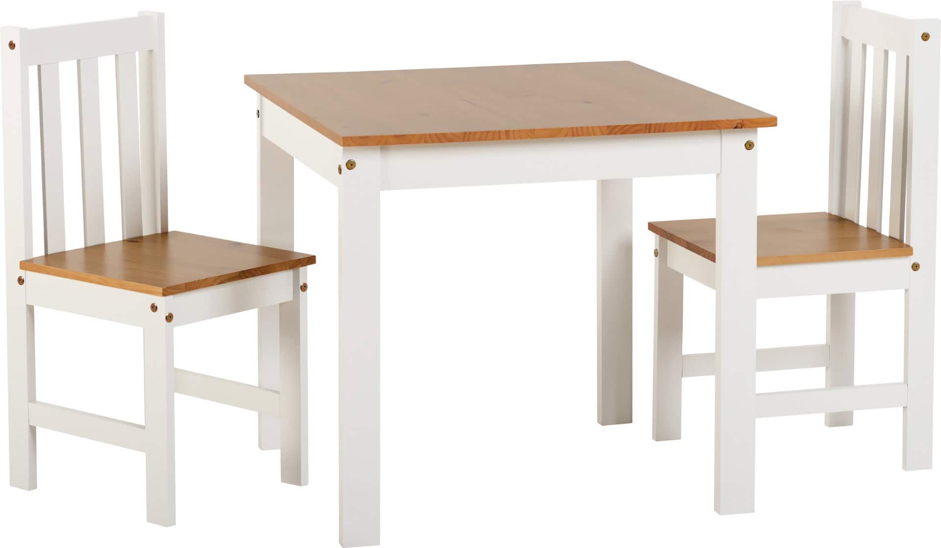 Ludlow 1+2 Dining Set - White/Oak Lacquer | Buy Online | Beds.ie
