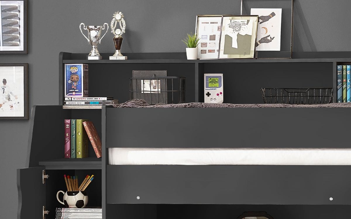Camden Staircase Bunk Bed - Anthracite - Image 2