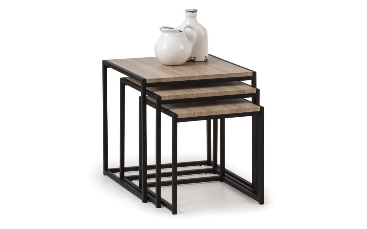 Miller Nest of Tables - Sonoma Oak | Buy Online | Beds.ie