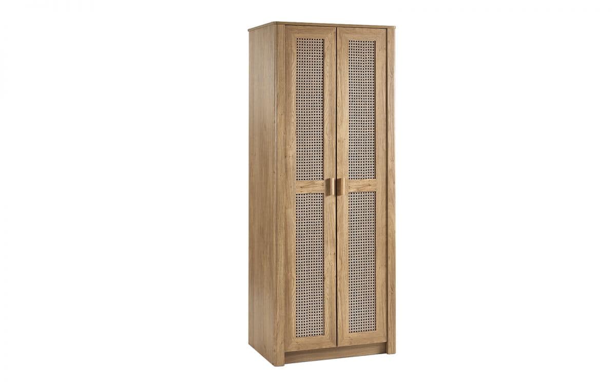 Sydenham 2 Door Wardrobe - Rattan Oak - Image 2