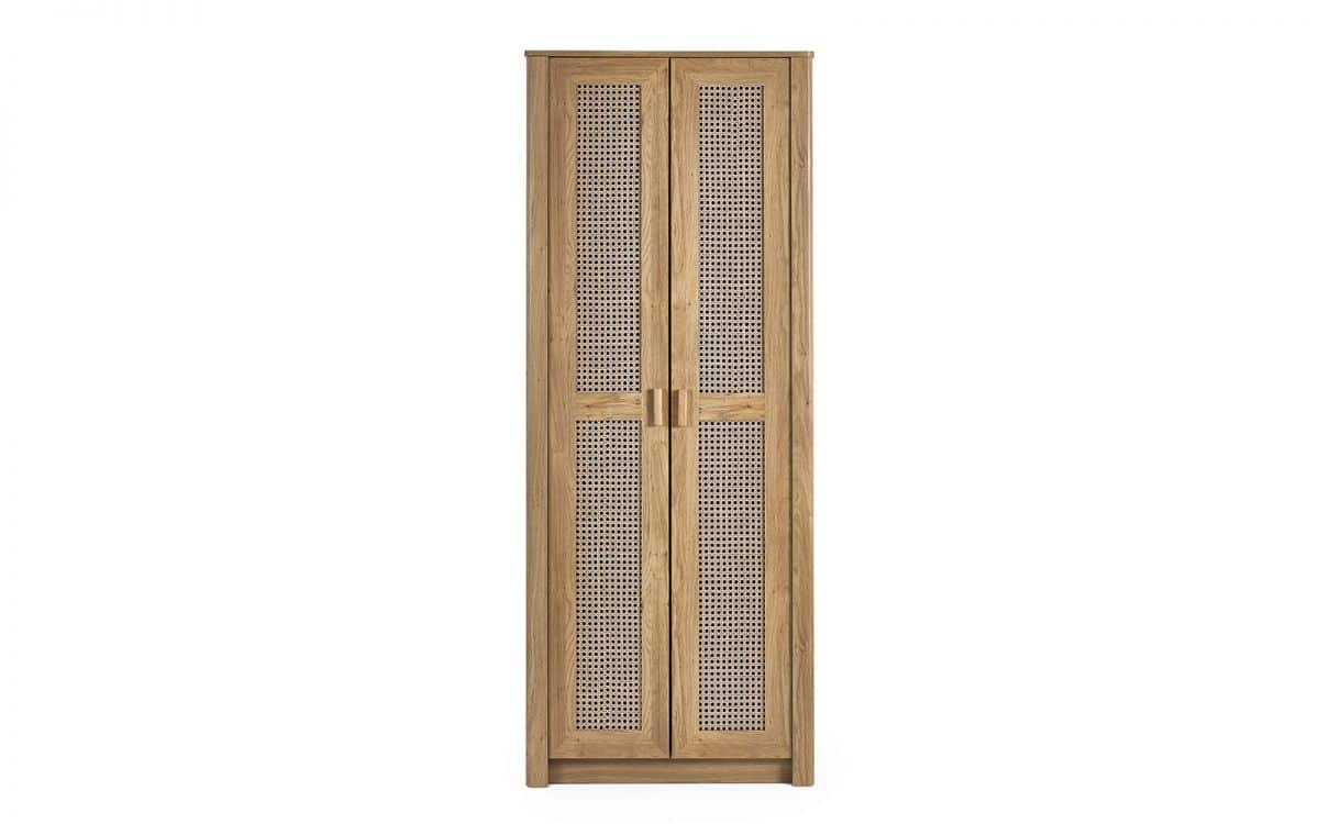 Sydenham 2 Door Wardrobe - Rattan Oak - Image 3