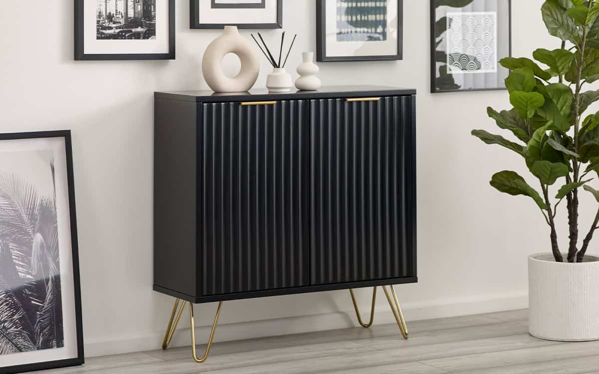 Murphy Compact Sideboard - Matte Black | Buy Online | Beds.ie