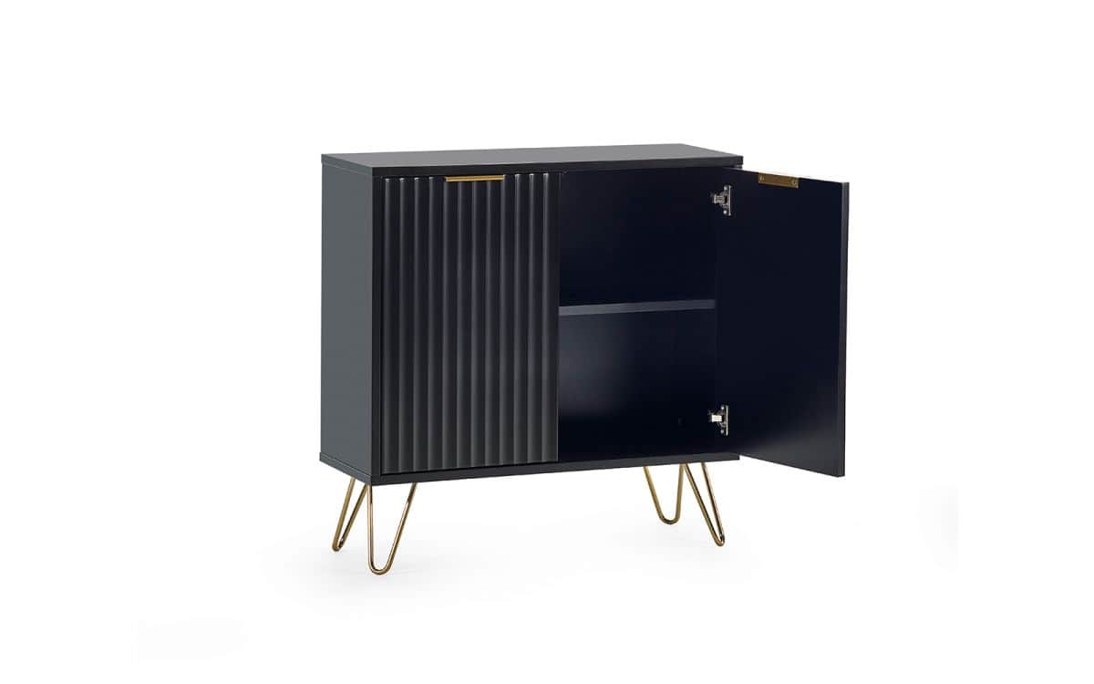 Murphy Compact Sideboard - Matte Black - Image 3