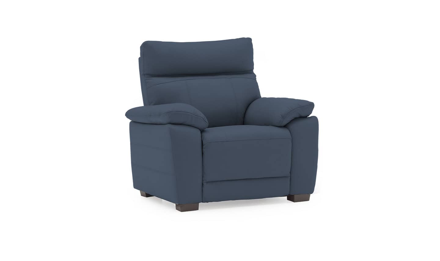 Positano 1 Seater Fixed Armchair - Indigo | Buy Online | Beds.ie
