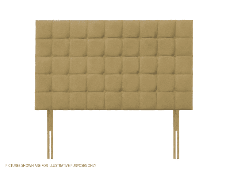 Apollo 3ft6 Boston Headboard - Velvet Sand | Buy Online | Beds.ie