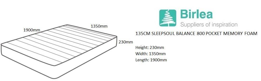 SleepSoul Balance 4ft6 Mattress WITH 2 FREE PILLOWS WORTH €60 - Image 6