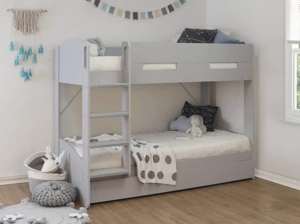 Flintshire Billie Bunk Bed - Grey | Buy Online | Beds.ie