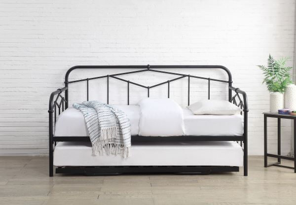 Flintshire Axton Day Bed - Sand Blast Black - Image 3