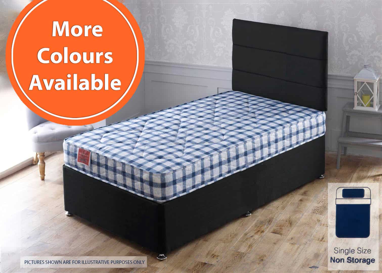 Apollo 2ft6 Acetate Bed | Buy Online | Beds.ie