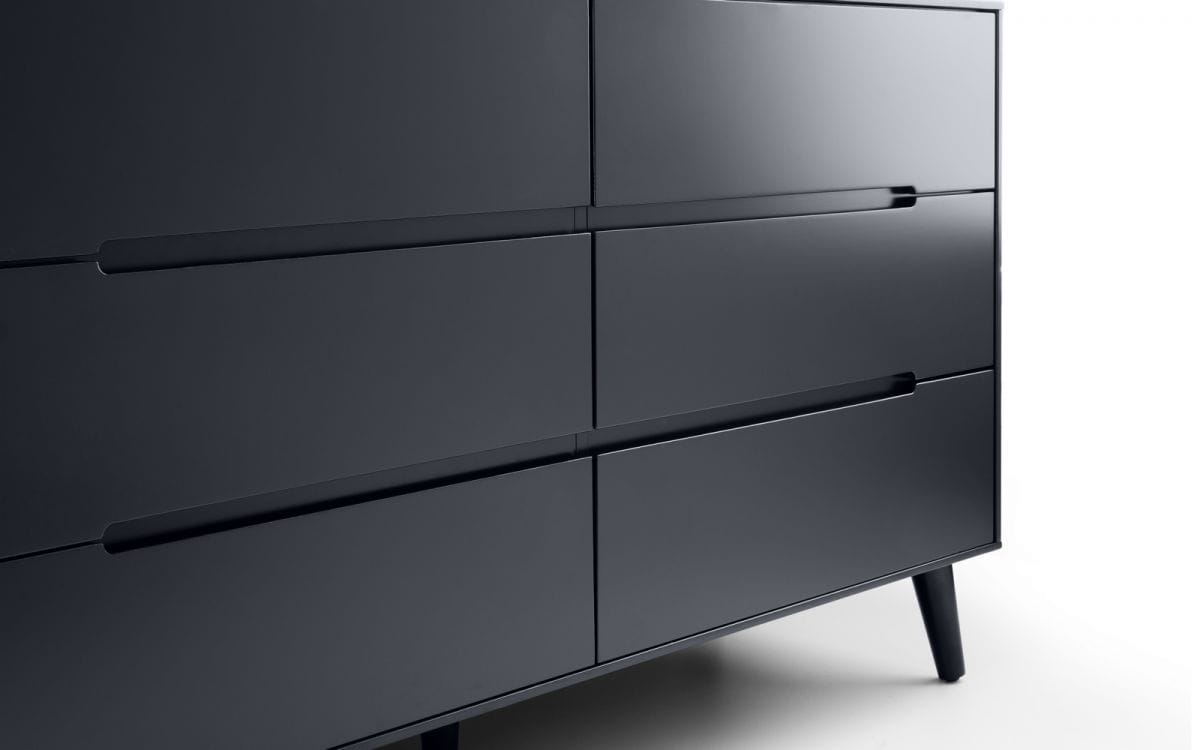 Trent 6 Drawer Chest - Anthracite - Image 5