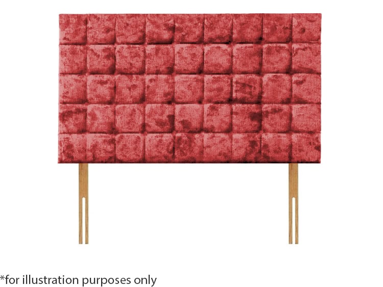 Apollo 6ft Boston Headboard - Glitz Red | Buy Online | Beds.ie