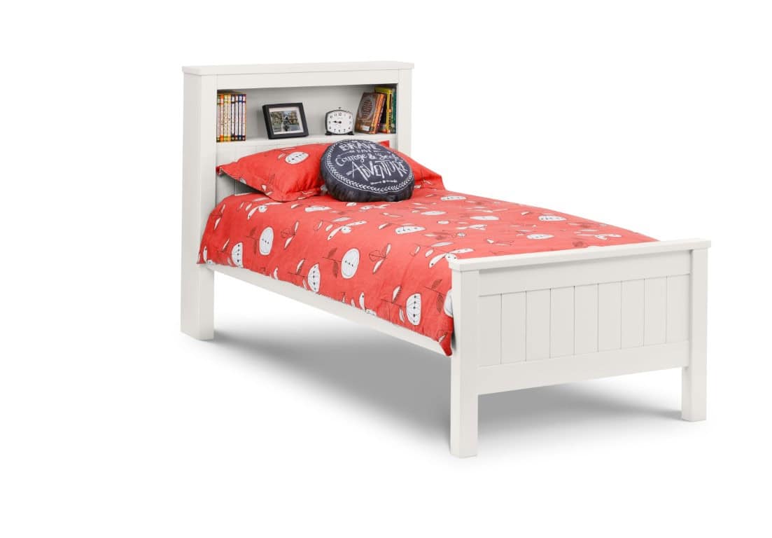 Braid Bookcase Bedframe - Surf White - Image 2
