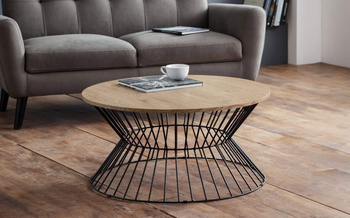 Staten Round Coffee Table - Light Oak | Buy Online | Beds.ie
