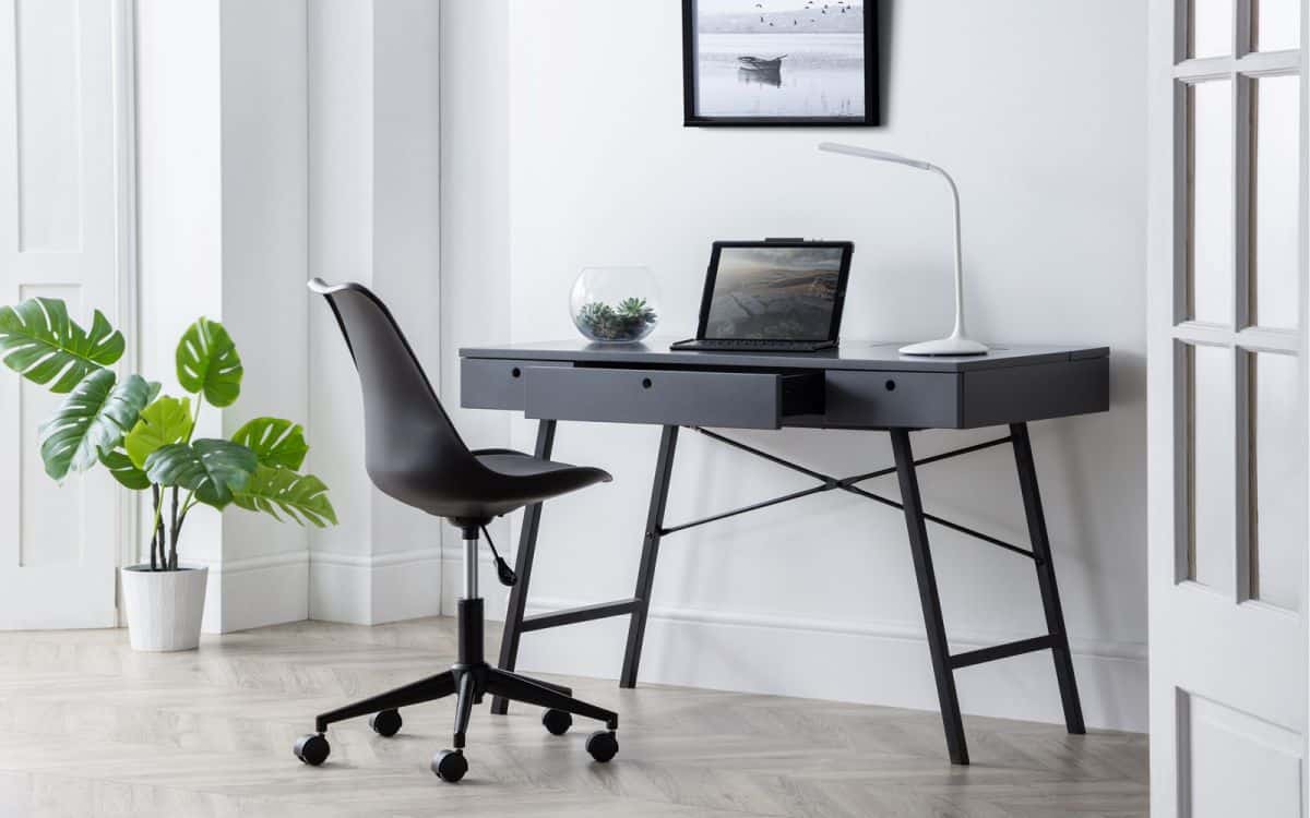 Trinian Desk - Grey - Image 4