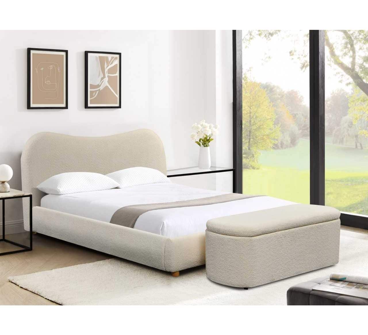 Donegal 4ft6 Bedframe - Cream | Buy Online | Beds.ie