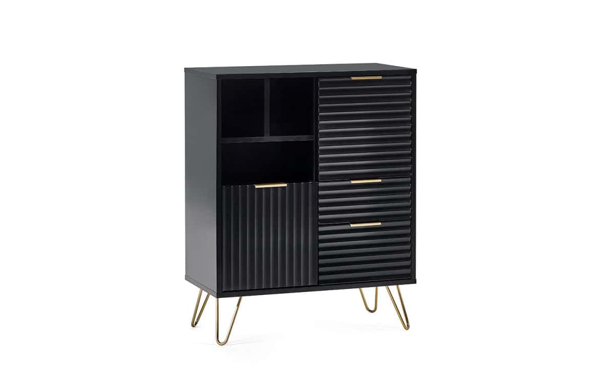 Murphy 2 Door 2 Drawer Sideboard - Matte Black - Image 2