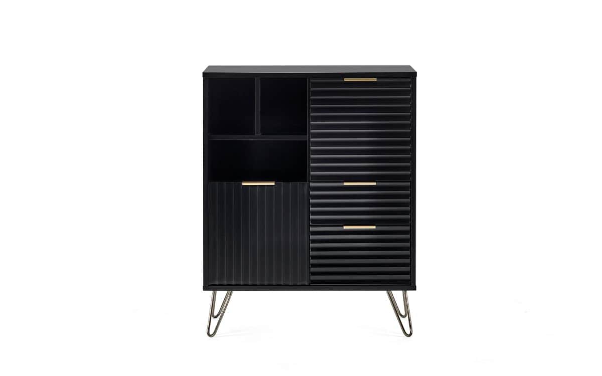 Murphy 2 Door 2 Drawer Sideboard - Matte Black - Image 4