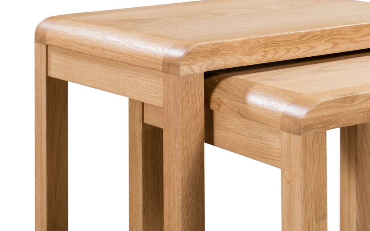Malo Nest of 2 Tables - Waxed Oak - Image 3