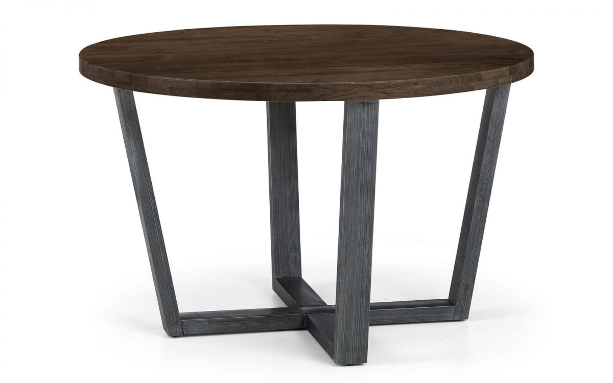 Lisbon Round Table - Dark Oak | Buy Online | Beds.ie
