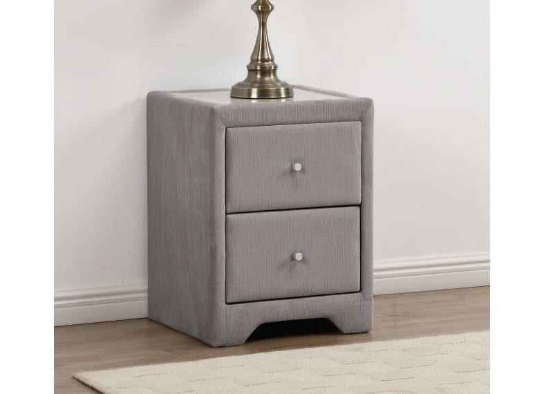Kilkenny Bedside Locker - Silver - Image 2