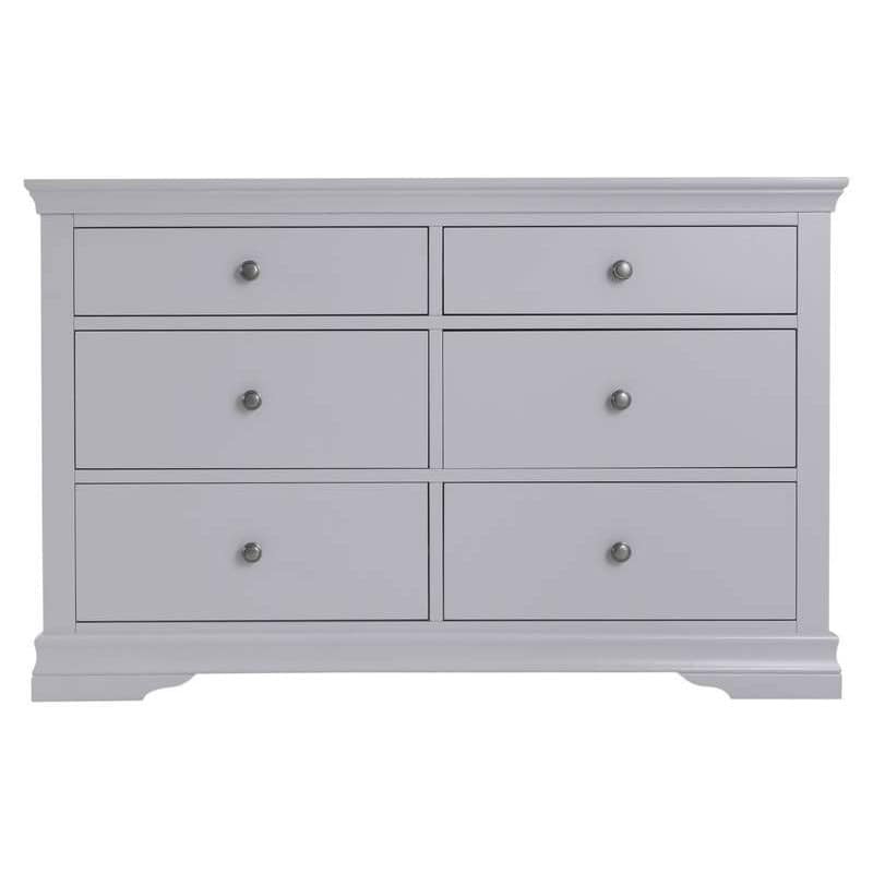 Swinford 6 Drawer Chest - Grey | Buy Online | Beds.ie