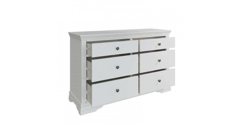 Swinford 6 Drawer Chest - Grey - Image 2