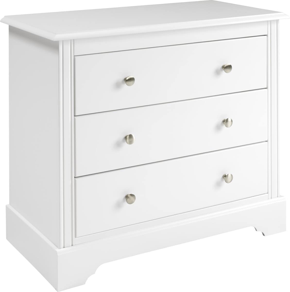 Stratford 3 Drawer Chest - White | Buy Online | Beds.ie
