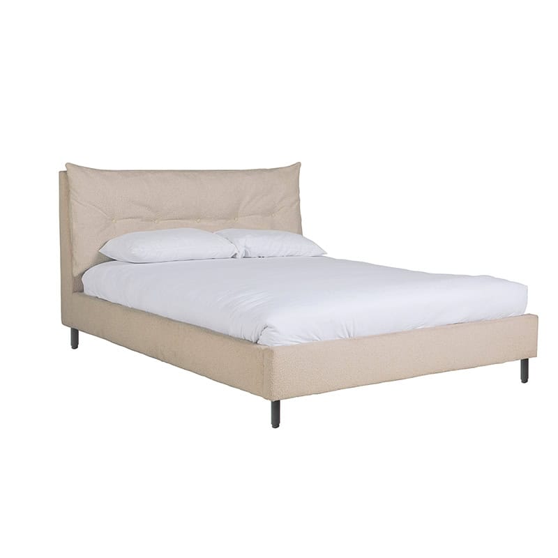 Avery 5" Boucle Bed - Latte - Image 2