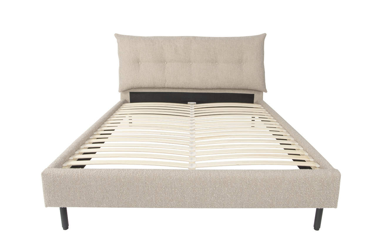 Avery 5" Boucle Bed - Latte - Image 3