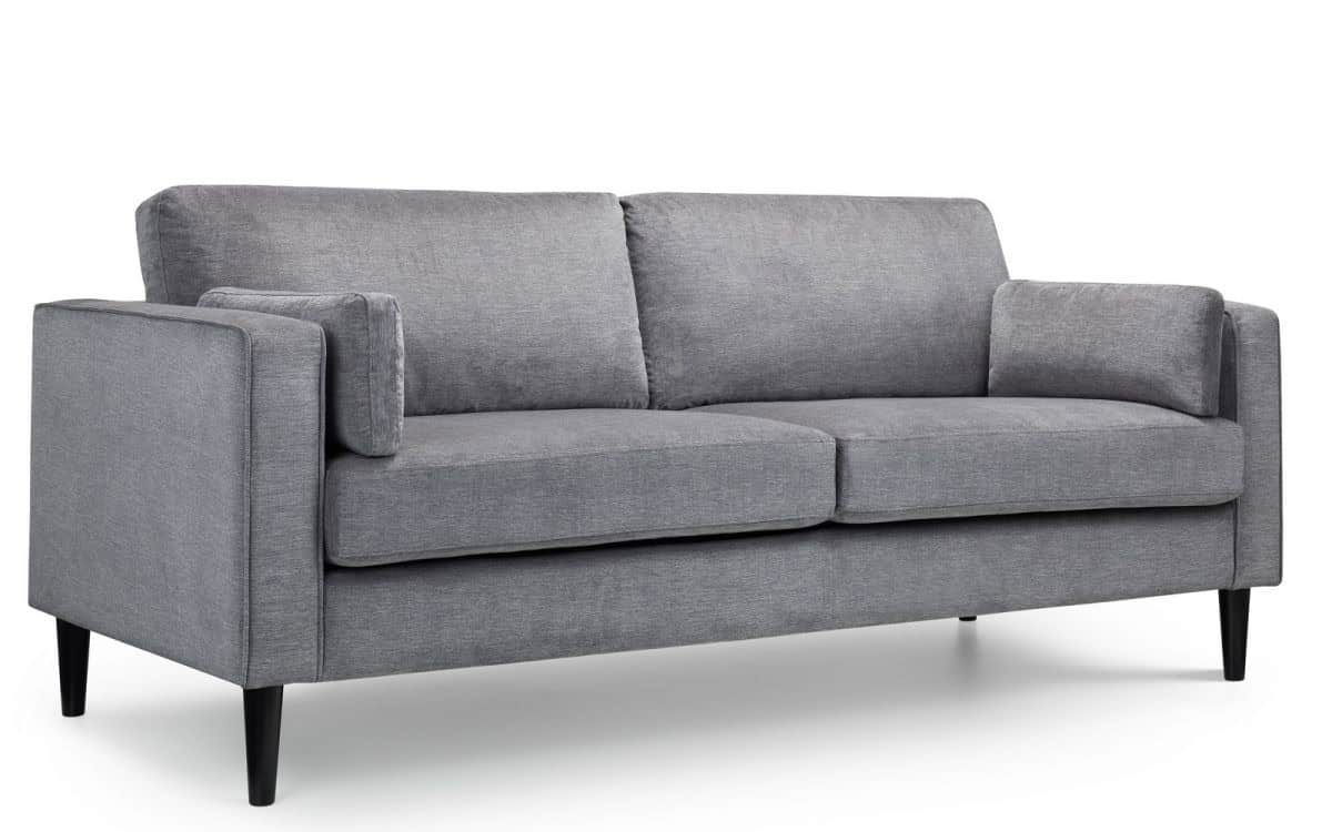 Sadie 3 Seater - Grey Chenille - Image 2