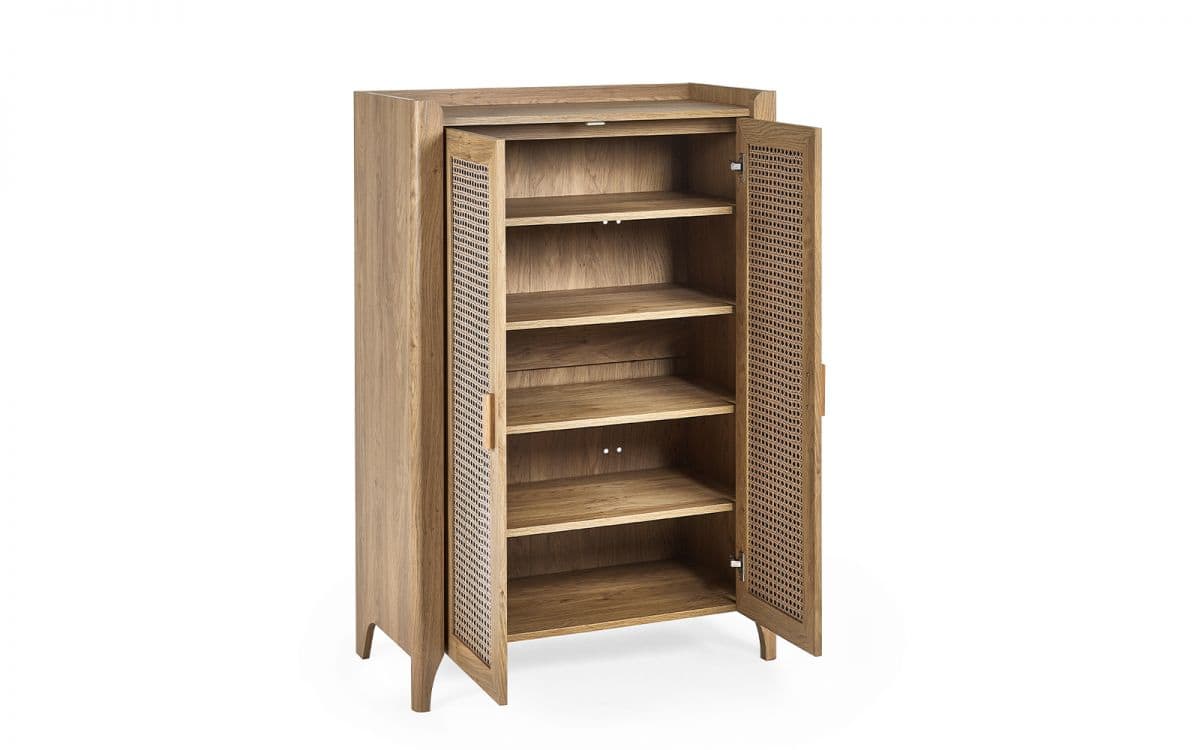 Sydenham Shoe Cupboard - Oak - Image 4