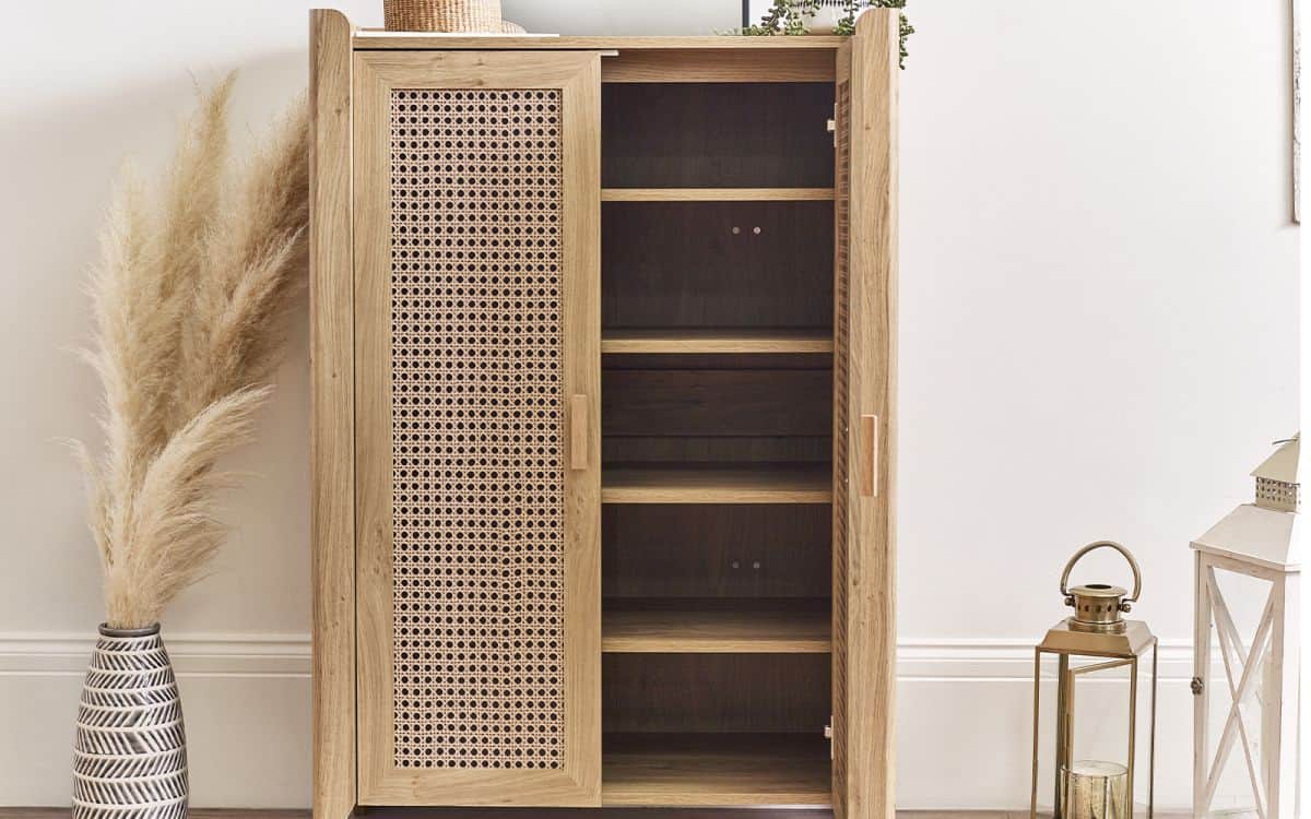 Sydenham Shoe Cupboard - Oak - Image 7